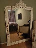 Grote Brocante kuifspiegel Barok Facetgeslepen spiegel, Ophalen, Gebruikt, 100 tot 125 cm, Overige vormen