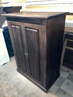 Mooie robuute computerkast koloniaal teak, Huis en Inrichting, Kasten | Computermeubels, Ophalen, Gebruikt, 70 tot 120 cm, 40 tot 80 cm