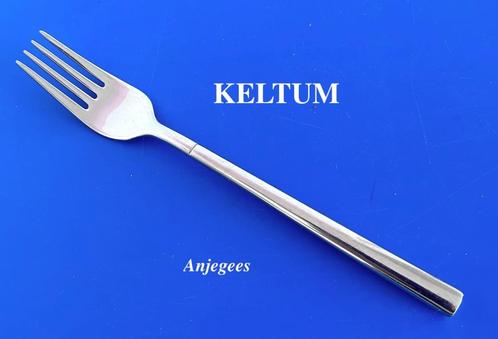 Keltum 18-10 Scala of Bries 1 dinervork geheel glanzend rvs, Antiek en Kunst, Antiek | Bestek, Ophalen