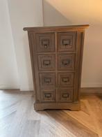 Mooie Apothekerskast / Ladekast, Huis en Inrichting, Ophalen, Gebruikt, Hoogte 90 cm, Eikenhout