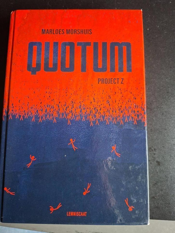 Quotum - Marloes Morshuis, Boeken, Kinderboeken | Jeugd | 13 jaar en ouder, Zo goed als nieuw, Fictie, Ophalen of Verzenden