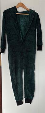 Onesie kleur groen, maat 146/152, Zo goed als nieuw, Ophalen