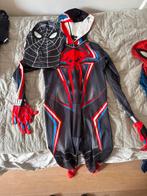 Spiderman Miles Morales Kostuum Maat 150, Kinderen en Baby's, Carnavalskleding en Verkleedspullen, Ophalen of Verzenden, Gebruikt