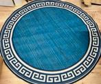 XL rond vloerkleed tapijt 200cm ronde cirkel Chinese stijl, Blauw, Rond, Ophalen of Verzenden, H
