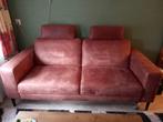 Nette bank te koop! Cognac kleur, 2m x 1m, Antiek en Kunst, Ophalen