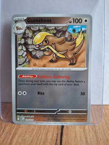Gumshoos 110/132. Mega Evolutions. Reverse Holo  beschikbaar voor biedingen