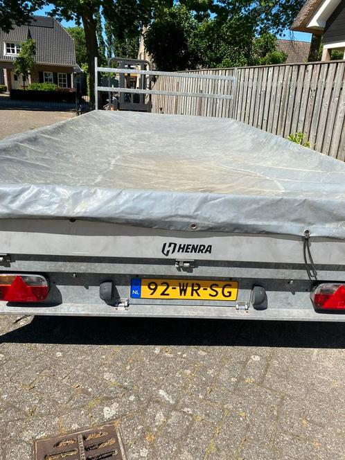 Henra plateauwagen 5.00 x 2.20 m, Auto diversen, Aanhangers en Bagagewagens, Ophalen of Verzenden