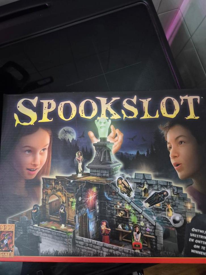 Spookslot Bordspel, Hobby en Vrije tijd, Gezelschapsspellen | Bordspellen, Gebruikt, Een of twee spelers, Drie of vier spelers