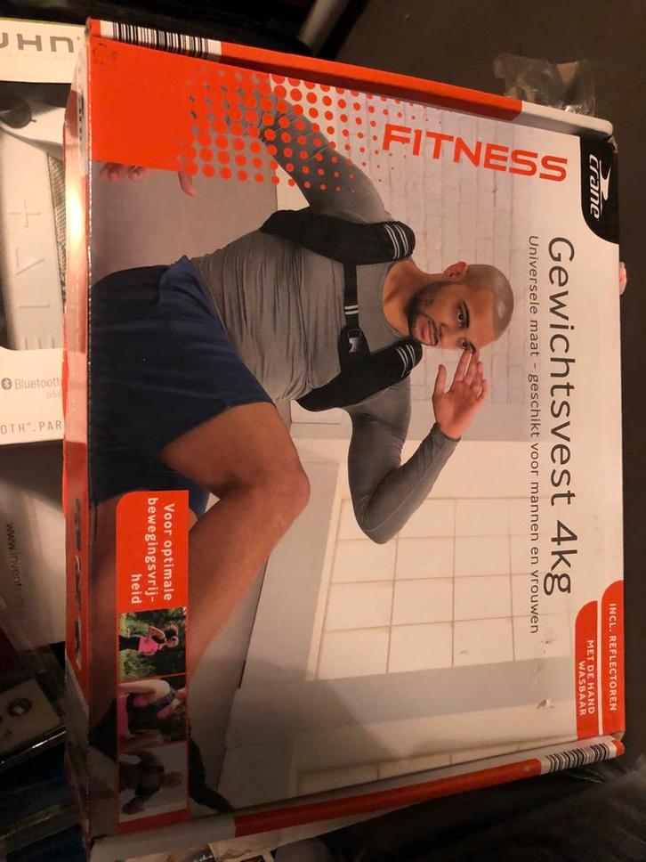 Gewichtsvest 4kg - Crane Fitness, Sport en Fitness, Fitnessmaterialen, Nieuw, Overige typen, Armen, Ophalen of Verzenden