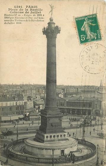 (376-192-003) Paris Place de la Bastille beschikbaar voor biedingen