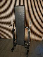 Bench press bankje voor krachttraining, Gebruikt, Krachtstation, Ophalen of Verzenden, Metaal