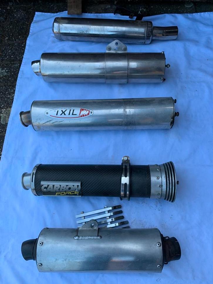 Eind dempers uitlaat mufler, goed lezen!, Motoren, Onderdelen | Merk-onafhankelijk, Gebruikt, Ophalen