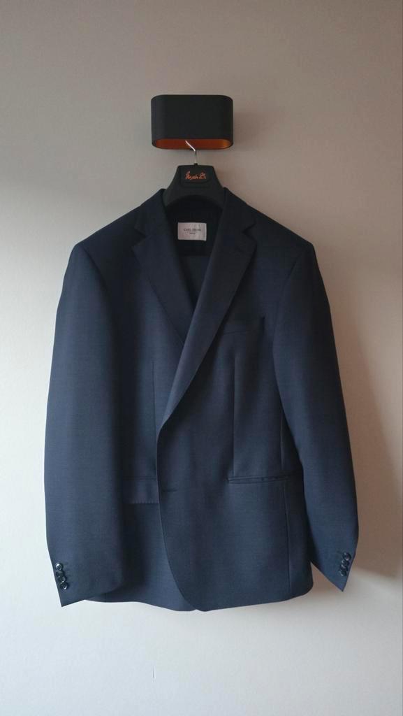 Carl Gross Pak Donkerblauw - Maat 56/30, Kleding | Heren, Kostuums en Colberts, Zo goed als nieuw, Maat 56/58 (XL), Blauw, Ophalen of Verzenden