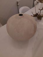 Decoratieve beige vaas aardewerk, Ophalen, Overige kleuren, Aardewerk of Porselein, Zo goed als nieuw