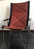 Vintage Strassle lounge stoel, Huis en Inrichting, Ophalen, Zo goed als nieuw, 50 tot 75 cm, Leer