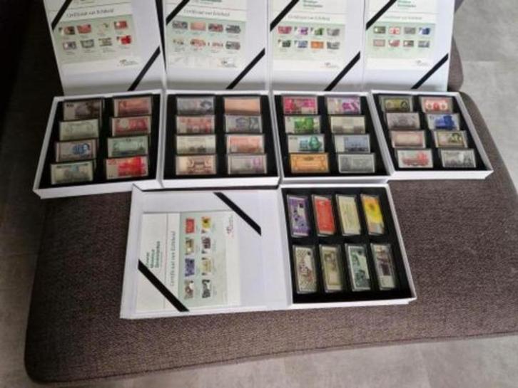 Nederland Cassette Zilveren Miniatuur Bankbiljetten2017/2023, Postzegels en Munten, Munten | Nederland, Setje, Overige waardes