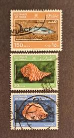 Oman 2792995 zeedieren, Postzegels en Munten, Postzegels | Azië, Midden-Oosten, Verzenden, Gestempeld