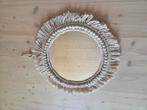 macrame spiegel - ibiza stijl, Huis en Inrichting, Woonaccessoires | Spiegels, Minder dan 50 cm, Gebruikt, Rond, Ophalen of Verzenden