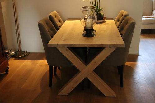 Eikentafels | eiken tafel | Eiken boomstamtafel | eiken boom, Huis en Inrichting, Tafelonderdelen, Nieuw, 200 cm of meer, Rechthoekig