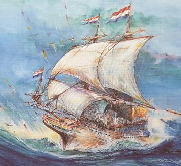 Arne Zuidhoek zeilschip / limited edition Zwolsche Algemeene beschikbaar voor biedingen