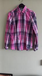 Gaastra dames blouse maat L/40, roze, grijs, geruit, Gaastra, Maat 42/44 (L), Ophalen of Verzenden, Roze