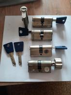 Multi lock 5x gelijksluitend cilinder sgk2  5xsleutel 1 knop, Ophalen of Verzenden, Zo goed als nieuw, Rvs, Slot