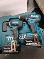 Makita boor en slagschroef nieuw met lader en  5ah in mbox, Ophalen, Nieuw