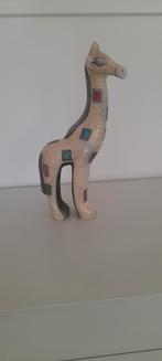 Raku pottery giraffe, Ophalen of Verzenden, Gebruikt