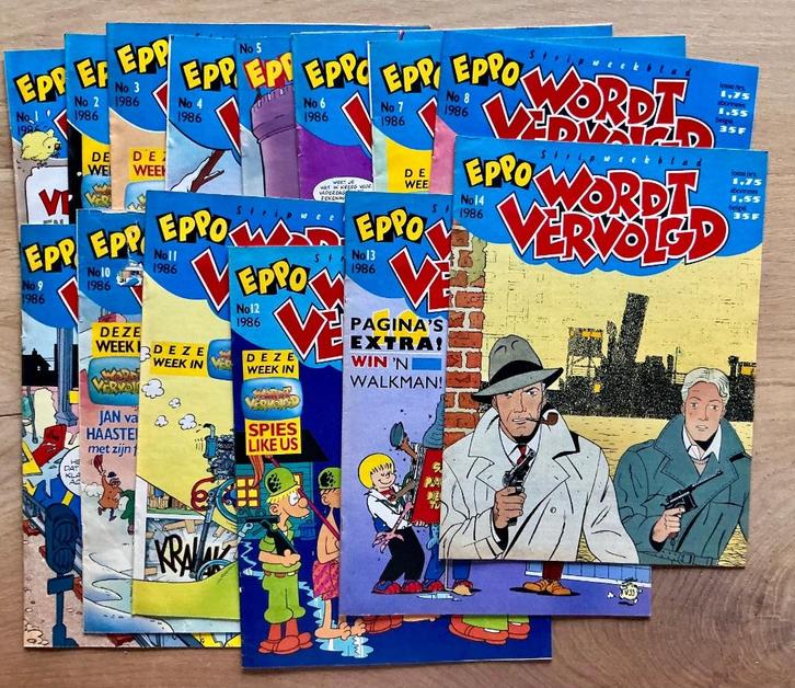 1986: 44 nummers van Eppo Wordt Vervolgd, Verzamelen, Tijdschriften, Kranten en Knipsels, Tijdschrift, 1980 tot heden, Ophalen of Verzenden