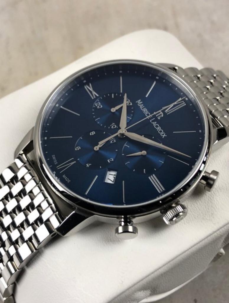 Maurice Lacroix Eliros – Tijdloze elegantie, Overige merken, Staal, Staal, Polshorloge