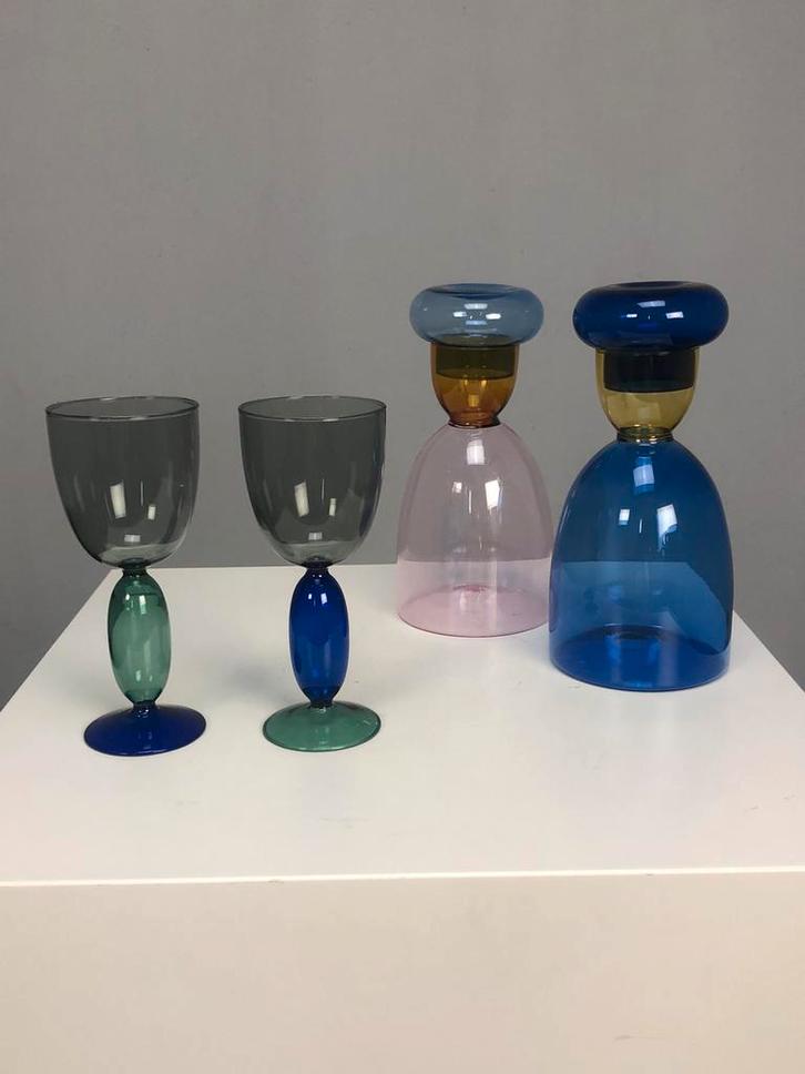 Boom design glazen for Puik (per twee/doos), Verzamelen, Glas en Borrelglaasjes, Nieuw, Overige typen, Ophalen of Verzenden