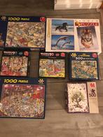 Puzzelen maar . 9  legpuzzels, Ophalen, 500 t/m 1500 stukjes, Zo goed als nieuw