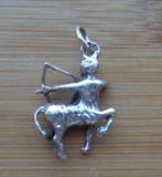 zilveren vintage hanger sterrenbeeld boogschutter [384], Verzenden, Zo goed als nieuw, Kruis of Symbool, Zilver