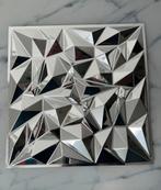 Zilverkleurige 3D Wandpanelen (30x30 cm), Huis en Inrichting, Ophalen of Verzenden, Nieuw