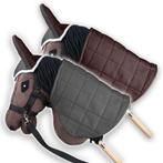 Deken en oorbeschermer voor Hobby Horse | Omkeerbaar | Grijs, Hobby en Vrije tijd, Overige Hobby en Vrije tijd, Ophalen of Verzenden