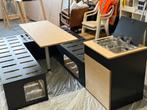 Camperbox met rondzit, bed en keuken (camperbus inbouw), Caravans en Kamperen, Camper-accessoires, Ophalen of Verzenden, Nieuw