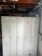 Vintage/industriële locker - 5 deurs, Huis en Inrichting, Kasten | Lockerkasten, Ophalen, Gebruikt