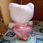 Hello Kitty knuffel met roze jurk knuffel 25 cm groot, Poes, Ophalen of Verzenden