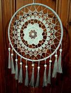 Witte dreamcatcher / dromenvanger met kwastjes, Huis en Inrichting, Ophalen of Verzenden, Nieuw
