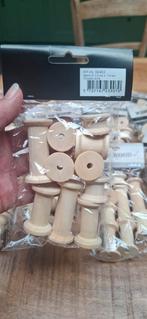 Partijtje houten klosjes., Ophalen of Verzenden, Nieuw, Materiaal