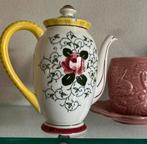 Vintage PY Ucagco 'Rooster & Roses' Theepot, Ophalen of Verzenden
