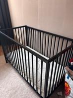 Baby ledikant zwart, Kinderen en Baby's, Babywiegjes en Ledikanten, Ophalen, Gebruikt, Ledikant