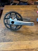 Crankset Shimano 48/38/28, Ophalen of Verzenden, Gebruikt, Algemeen, Crankstel of Pedalen