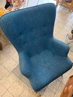 Dyyk Fauteuil - Spijkerblauw, Huis en Inrichting, Fauteuils, Ophalen, 75 tot 100 cm, Zo goed als nieuw, Nvt