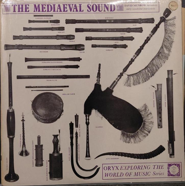 LP: David Munrow, The Mediaeval Sound, Cd's en Dvd's, Vinyl | Klassiek, Gebruikt, Classicisme, Overige typen, 12 inch, Ophalen of Verzenden