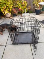 Bench kleine hond ( teckelgrootte), Dieren en Toebehoren, Hondenhokken, Gebruikt, 65 tot 100 cm, Hondenhok, Ophalen of Verzenden