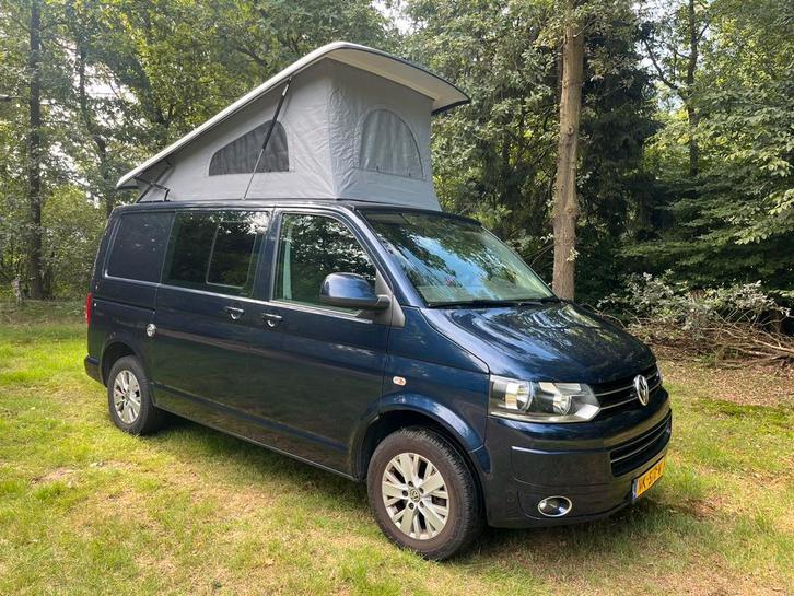 VW Transporter 2.0D 102pk 2014, hefdak, camper voorbereiding, Caravans en Kamperen, Campers, Particulier, tot en met 4, Buscamper of Camperbus