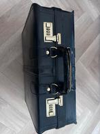 Leren Attachékoffer - Gebruikt, Ophalen, Gebruikt, Zwart, Met slot