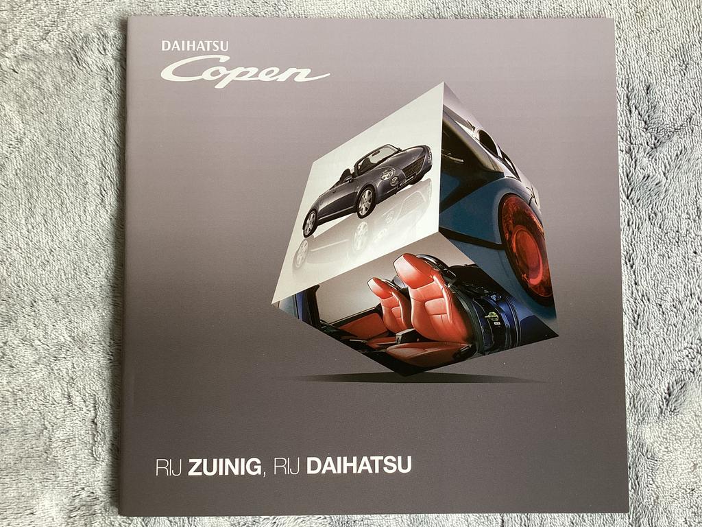 Daihatsu Copen, folder, Ophalen of Verzenden, Zo goed als nieuw, Overige merken