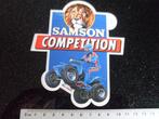 sticker samson competition logo shag tabak quad, Verzamelen, Verzenden, Zo goed als nieuw, Merk